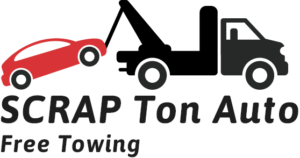 scrap ton auto logo by towing marketers