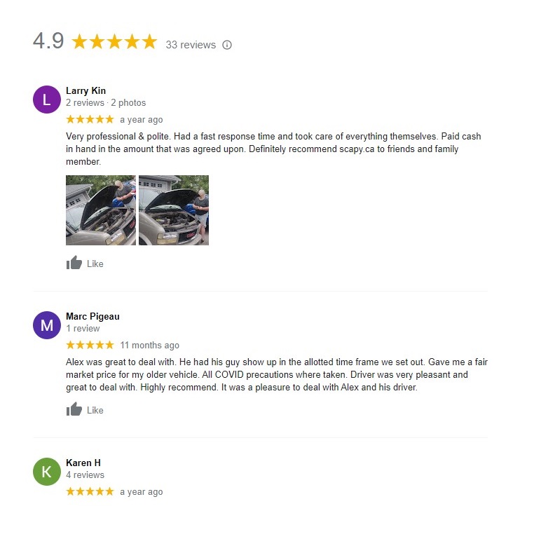 Towing marketers helped to tow and junk car buyers with preventing and generate positive reviews for business to get ranked on top of Google map.