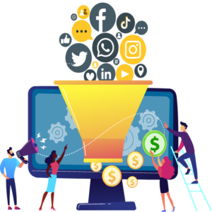 Towing marketers funnel presented in this image for towing and junk car buyers